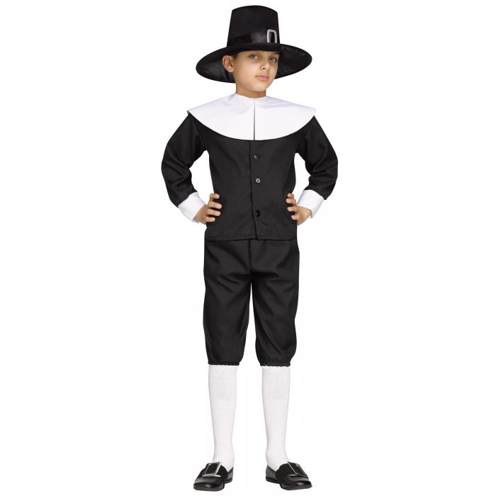 Pilgrim Boy Child Costume - Medium (Size 8-10) (1/Pk)