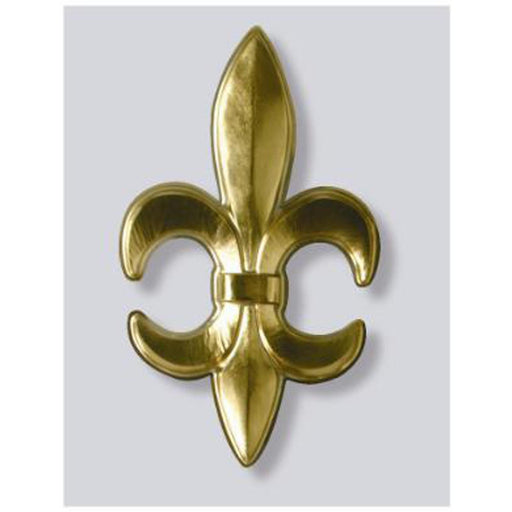 "13" Gold Plastic Fleur De Lis Decoration"