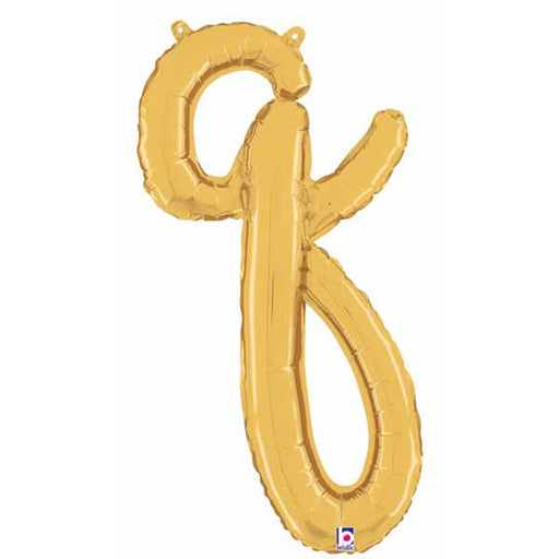 14" Gold Script Letter Q