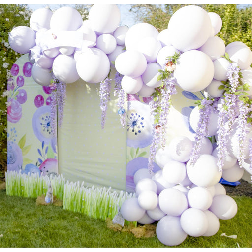 16ft Candy Lavender Balloon Arch and Garland Kit with Custom Colors
