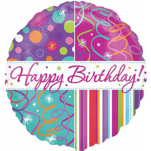 "18" Birthday Streamers Vlp S20 - Pack Of 20 Balloons And Streamers"