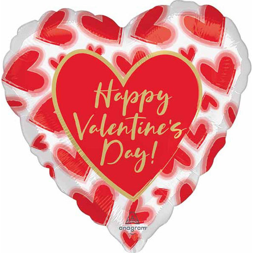 18" Blush Heart Balloons (Pack Of 40)