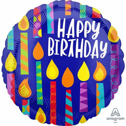 18" Round Happy Candles (40 Pack)