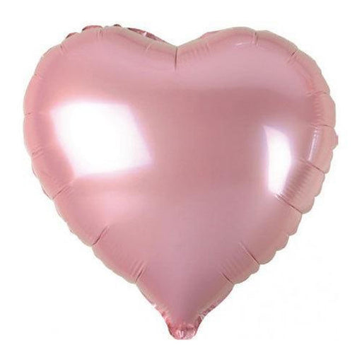 18-inch Pink Heart-Shaped Foil Balloon