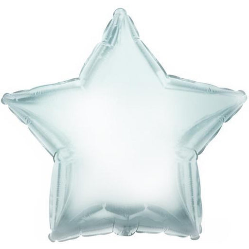 18-inch Silver Star-Shaped Foil Balloon