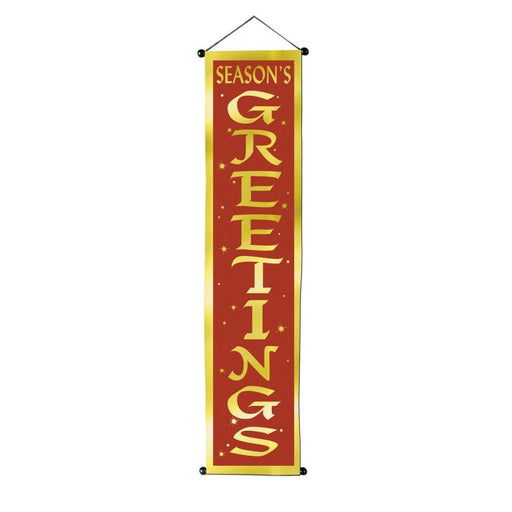 Season's Greetings Velvet-Lame Door Panel (1/Pk)