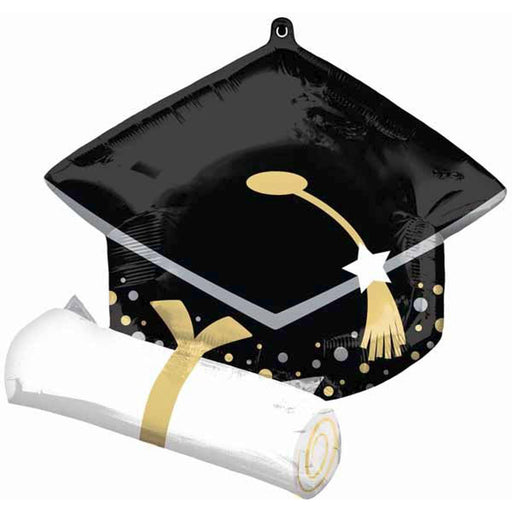 25" Grad Cap & Diploma Foil Balloon