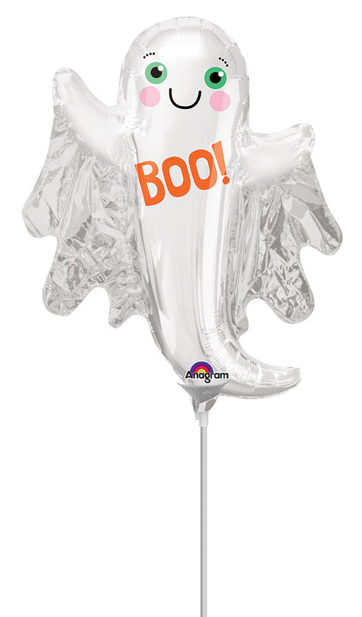 Halloween Boo Ghost Foil Balloon - 14"