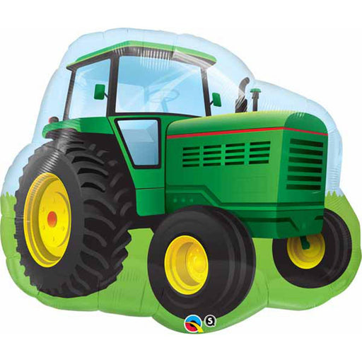 "34-Inch Farm Tractor Balloon Shape Package"