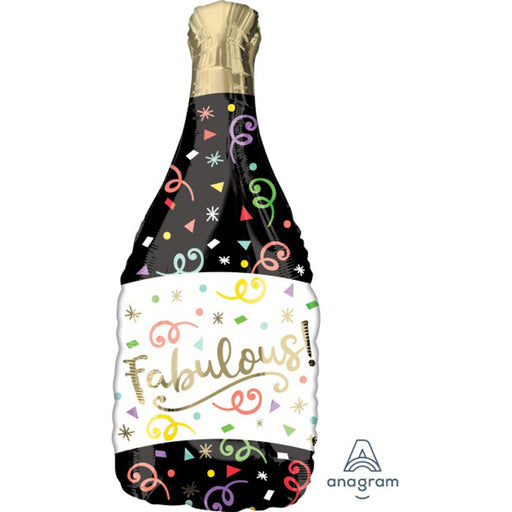 "36" Confetti Bubbly Balloon Shape Xl Pack (30-Piece)"