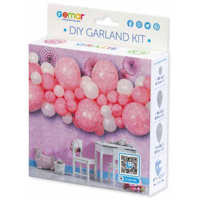"3 Meter Balloon Garland Kit With Premium Gemar Latex Balloons"