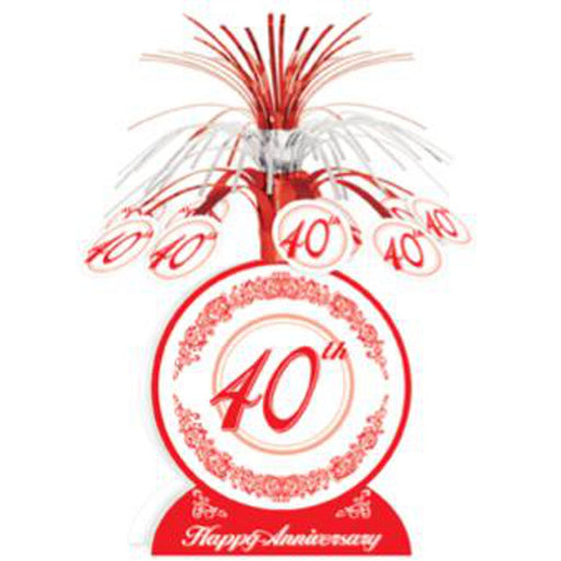 "40Th Anniversary Center Piece - 13 Inches"