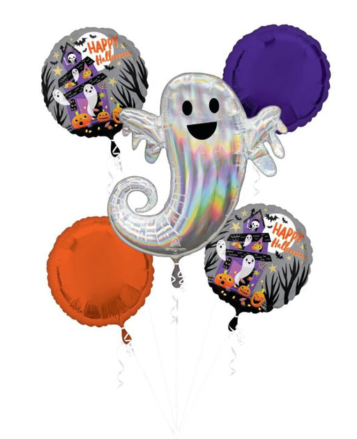Bouquet Halloween Haunted House Foil Balloon