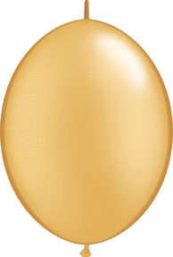 Qualatex QuickLink 6" Gold Latex Balloons (50/Pk)