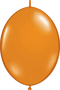 Qualatex QuickLink Mandarin Orange 12" Latex Balloons (50/Pk)
