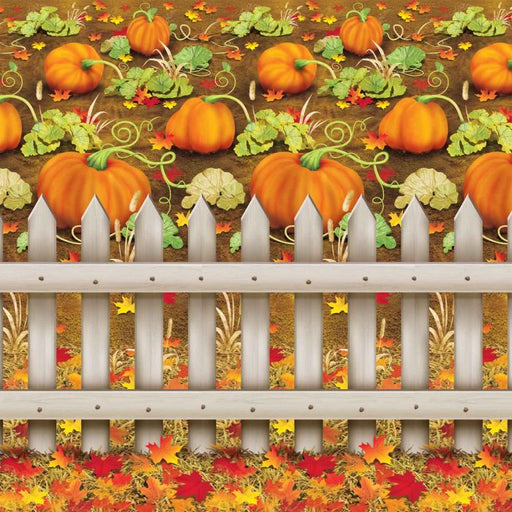 30' Autumnal Pumpkin Patch Back Drop (1/Pk)