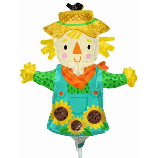 Fall Scarecrow Mini Shape Foil Ballon - 14"