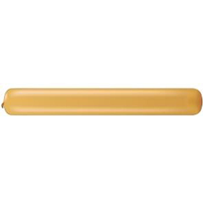 Qualatex Animal Twisty Metallic Gold 260Q Latex Balloons (100/Pk)