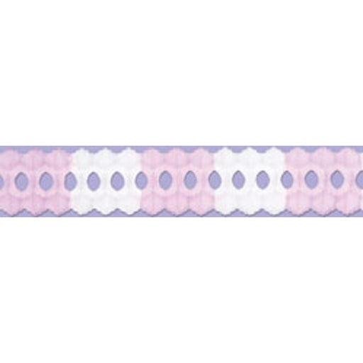 Arcade Garland Pink/White - 12' Length (1/Pkg)