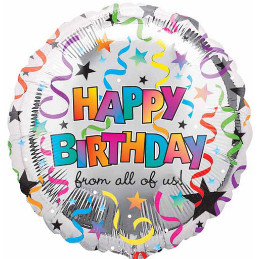 "Birthday From All Of Us" Balloon Package.