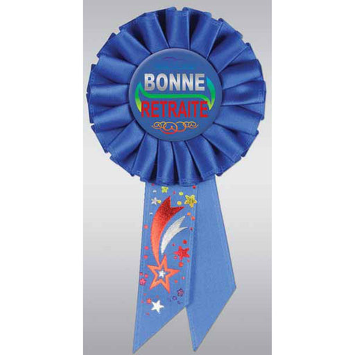 Bonne Retraite Deluxe Rosette - Celebrate Retirement In Style!