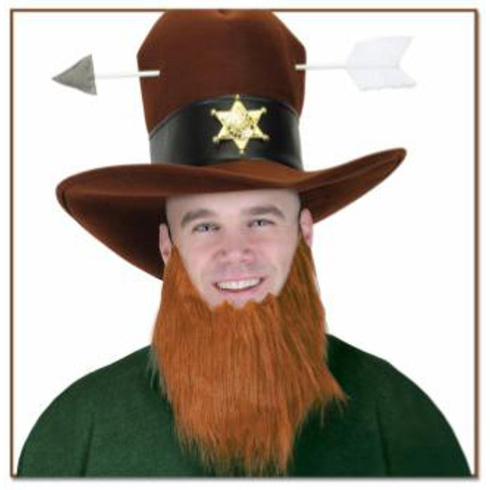 "Brown Beard With Elastic"