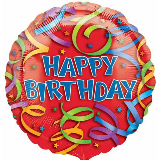 Colorful Birthday Streamers Pack - 20 Pieces 18" Vlp