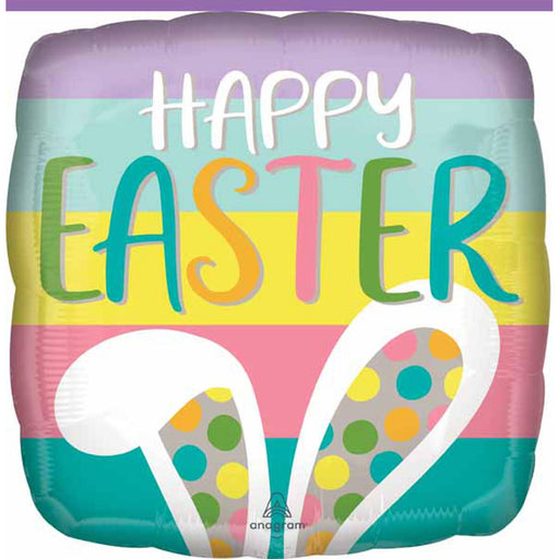 "Colorful Bunny Ears For Easter - 40Pc 18" Sqr Pkg"