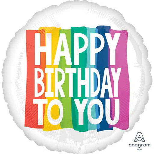 Colorful Rainbow Birthday Balloon Pack - (32 Count)