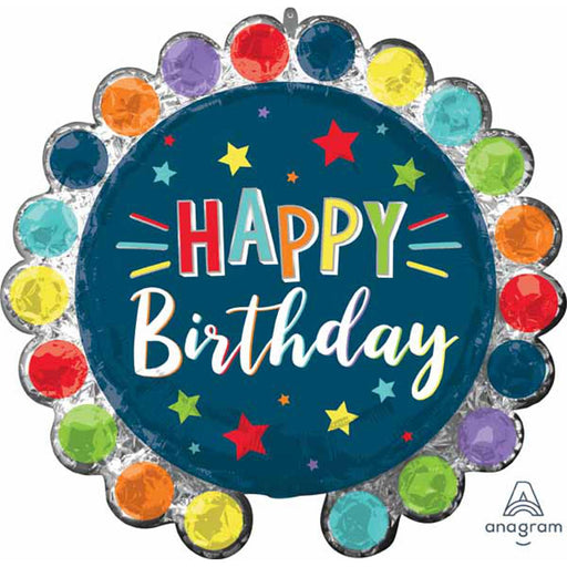 Dot Circle Birthday Balloon Package With 35 Latex Balloons