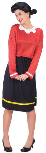 Olive Oyl Adult Costume - Ladies SM (Size 2/8) (1/Pk)