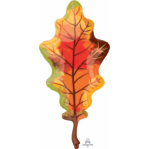 42" Jumbo Fall Oak Leaf Foil Balloon (3/Pk)
