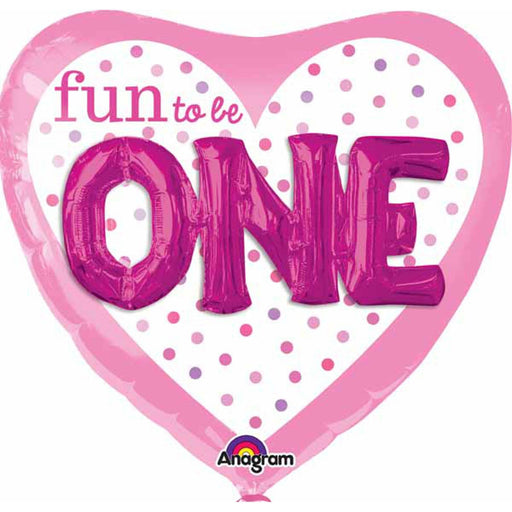 Fun To Be One Girl Birthday Decoration Set