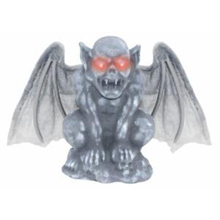 "Gargoyle Figurine With Light Up Eyes - Set Of 4"
