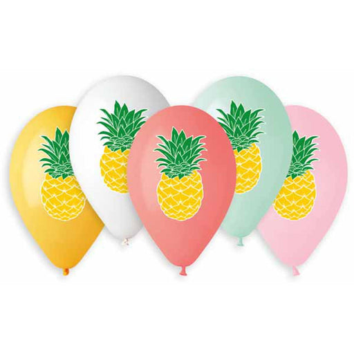 Gemar 13" Colourful Pineapple (50/Bag) - Tropical Party Decoration.