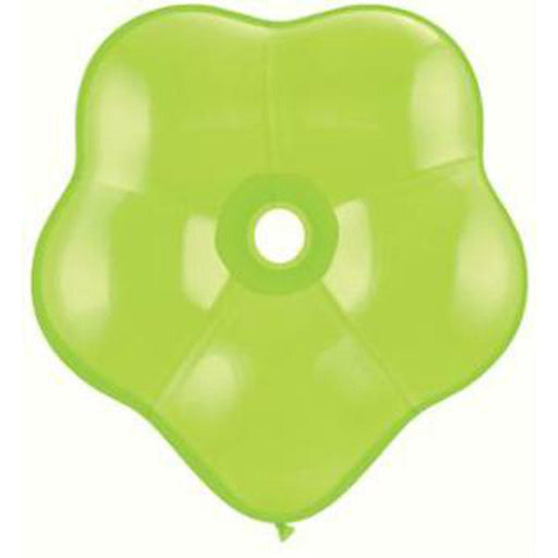 Qualatex Lime Green Geo Blossom 6" Latex Balloons (50/Pk)