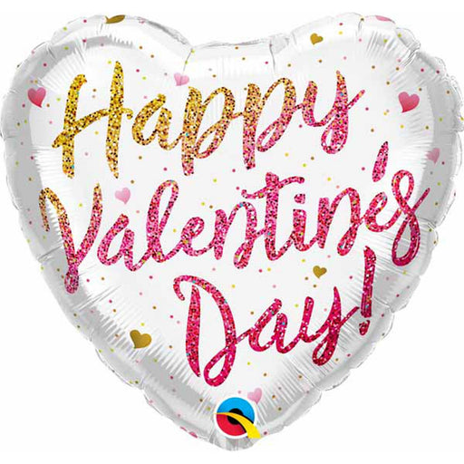 "Glitter Ombre Heart Balloon - 18 Inch"