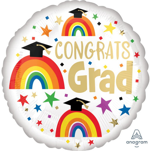 Grad Rainbow Balloons (Pack Of 40)