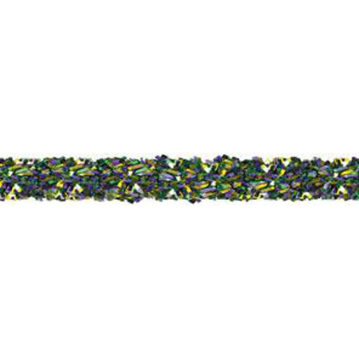 Green/Gold/Purple Gleam N Festooning Garland