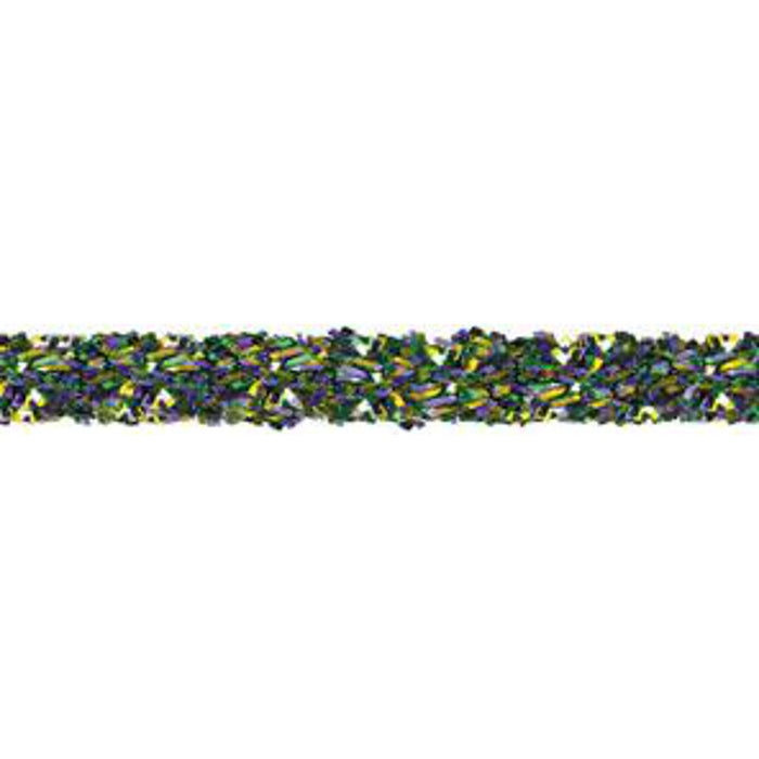 Green/Gold/Purple Gleam N Festooning Garland