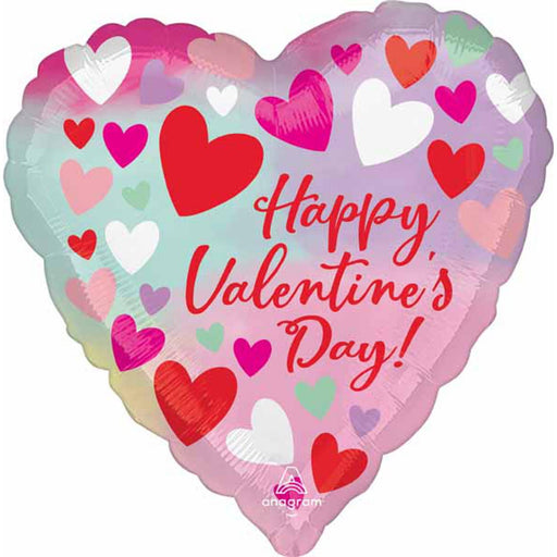 Hvd Pastel Heart Balloons - 40 Pack, 18"