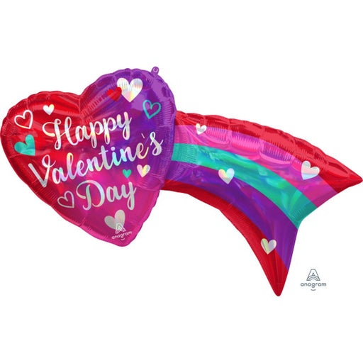 Hvd Rainbow Balloon 33" Holo - Shape P40 Pkg