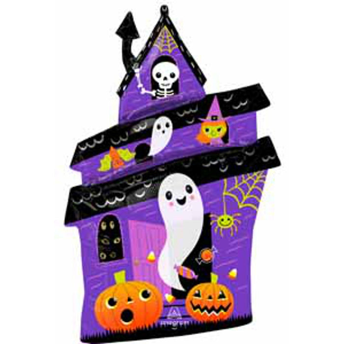 Halloween Haunted House Foil Balloon - 32"