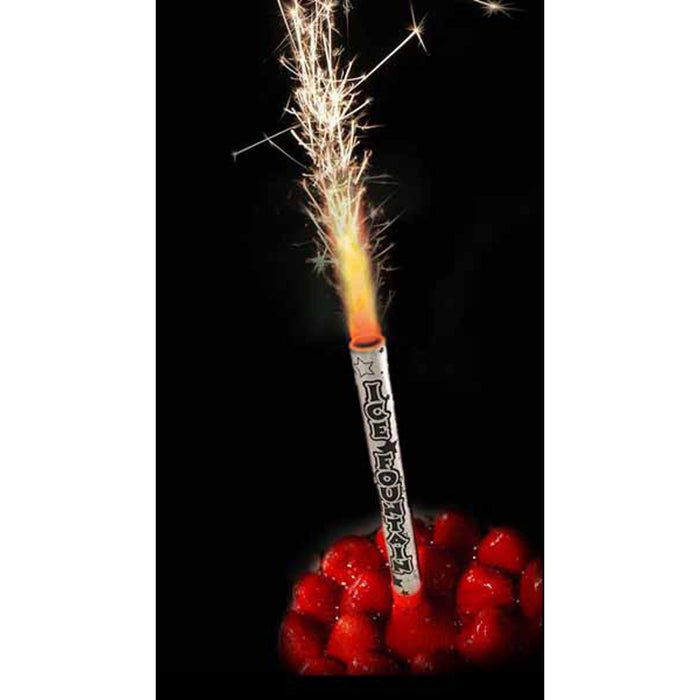 "Ice Fountain Pyro Topper 6.5" Mult 25"