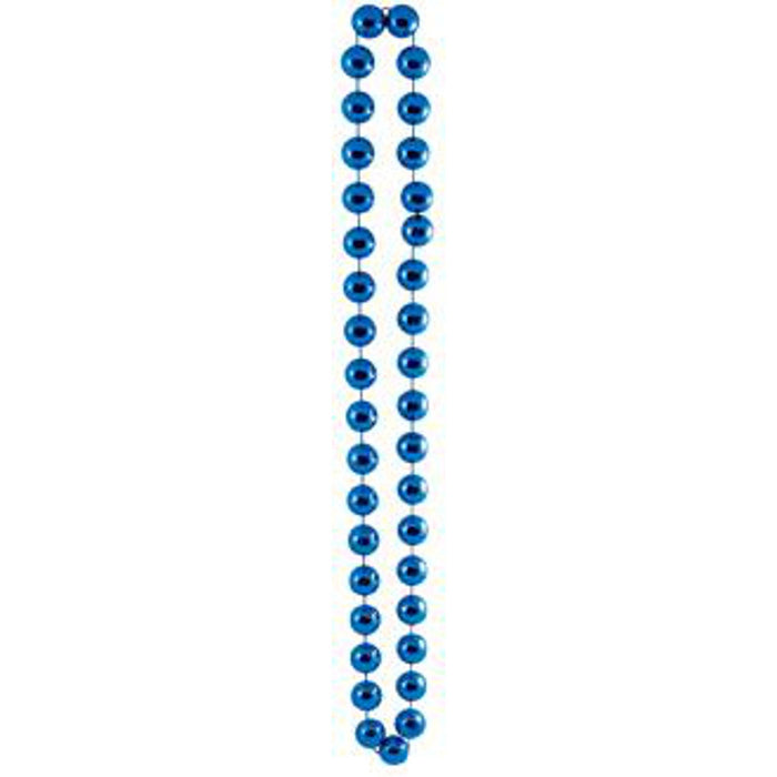 "Jumbo Blue Party Beads (1 Card)"
