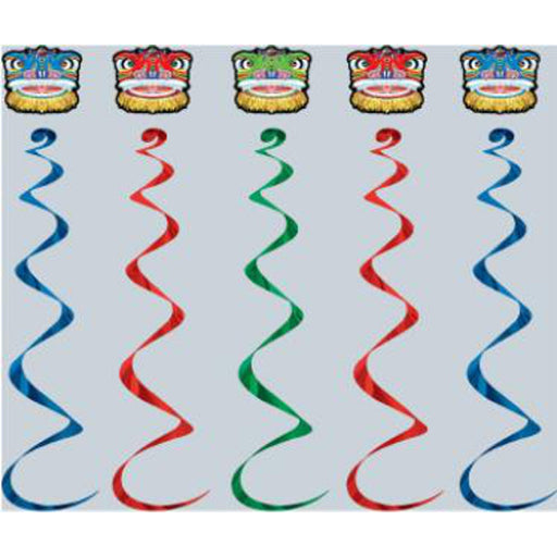Magical Dragon Whirls (5/Pack) For Party Decorations