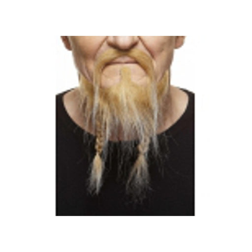 Moustache & Beard - Blonde/White