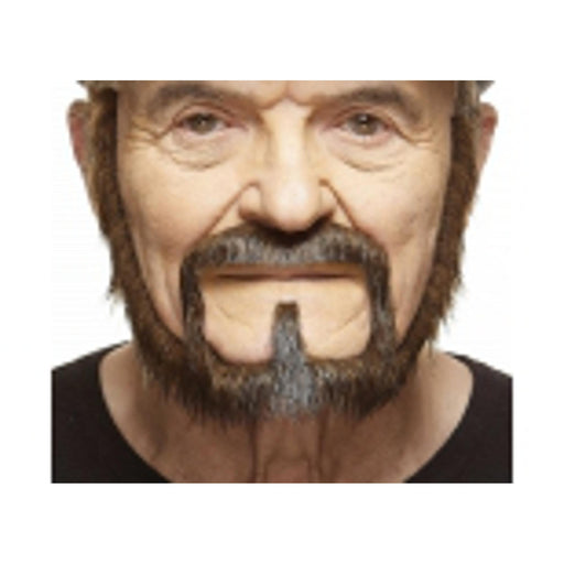 Moustache And Beard Combo - Brown/Red