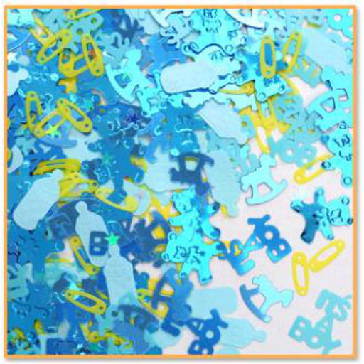 Multi-Color It'S A Boy Confetti - 1/2 Oz.