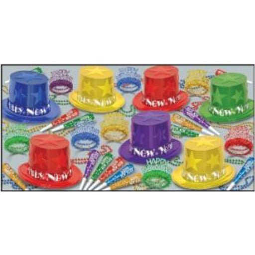 New Year Star Asst (Pack Of 50)